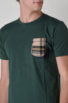 T-shirt with pocket and patch 