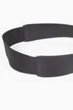 Rectangular buckle elastic belt