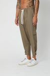 Pocketed linen trousers