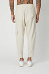 Pocketed linen trousers