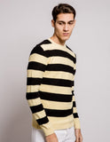 Gestreifter Pullover "Strip Sweater" Gelb und Schwarz