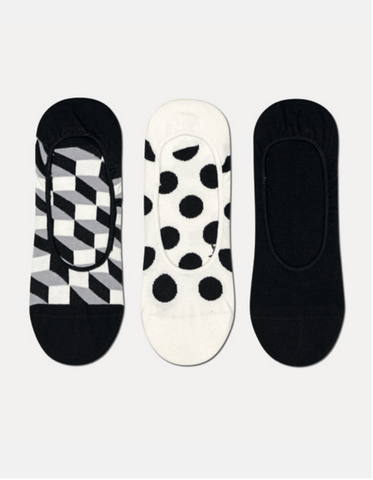 3x Box - Gefüllte Dot Liner Socke